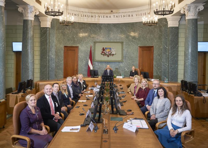  Nevalstisko organizāciju un Ministru kabineta sadarbības memoranda īstenošanas padome 2018. gada 26. septembrī. 