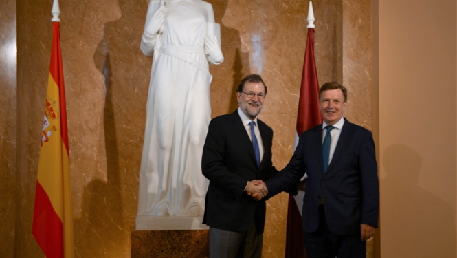 Māris Kučinskis atzinīgi novērtē Spānijas nozīmīgo ieguldījumu drošības stiprināšanā reģionā