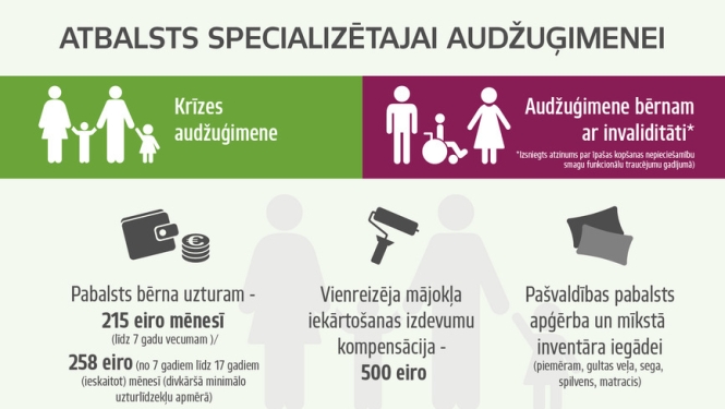 Valdība atbalsta divu specializēto audžuģimeņu veidu ieviešanu
