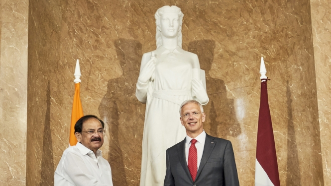 Kariņš: Latvijas un Indijas ekonomiskai sadarbībai ir liels potenciāls izaugsmei; aicina Rīgā atvērt vēstniecību