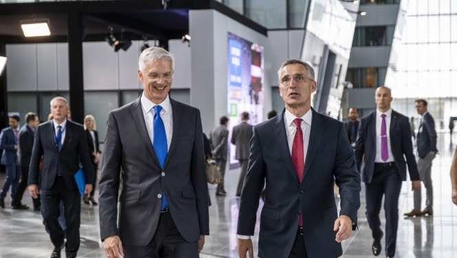 Ministru prezidents tikās ar Eiropas Savienības un NATO augstākajām amatpersonām