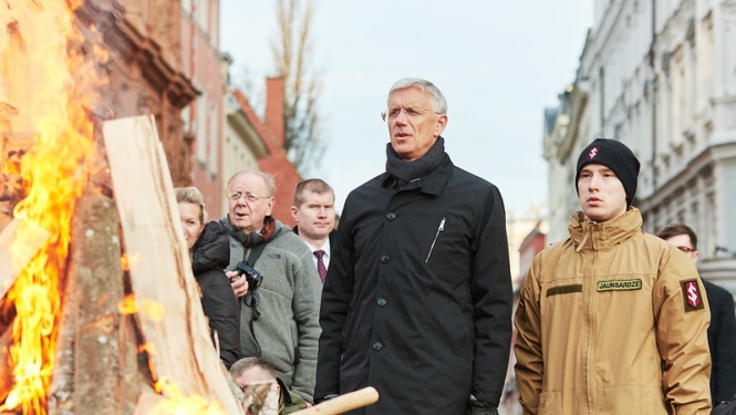 Ministru prezidents piedalās barikāžu notikumiem veltītā piemiņas pasākumā