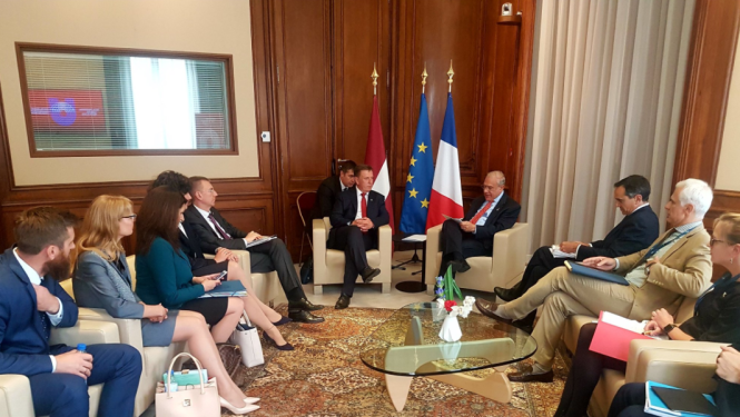 M. Kučinskis ar A. Guriju apspriež Latvijas un OECD sadarbību