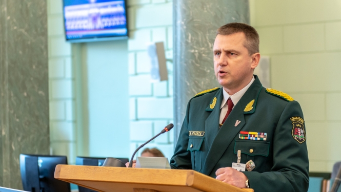 Valsts robežsardzes priekšnieka amatā ieceļ ģenerāli Gunti Pujātu