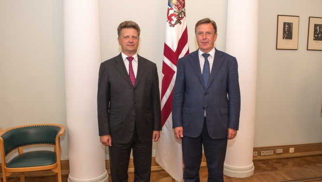 Ministru prezidents tiekas ar Latvijas – Krievijas Starpvaldību komisijas līdzpriekšsēdētāju