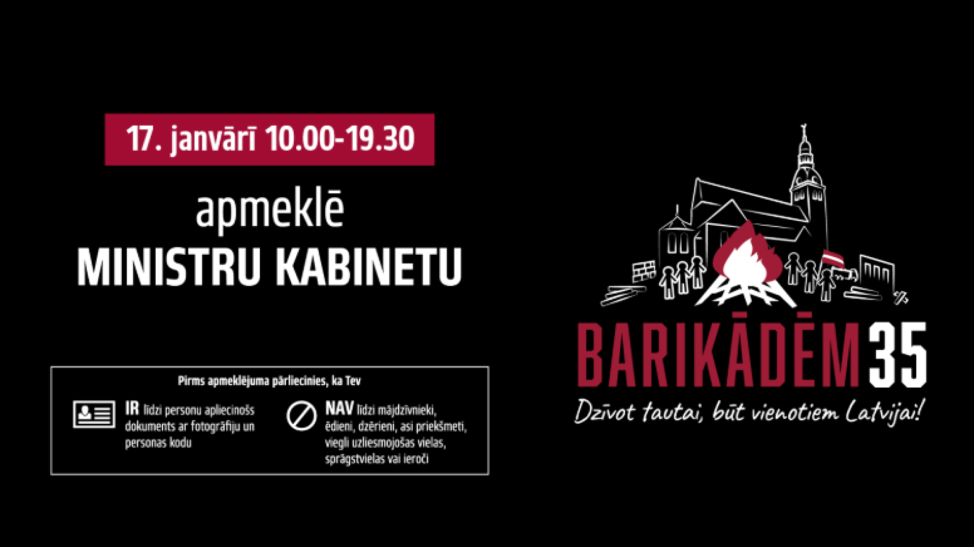 Atvērto durvju diena ministru kabinetā, 17. janvārī