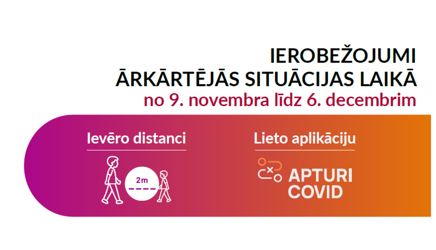 Ierobežojumi ārkārtējās situācijas laikā