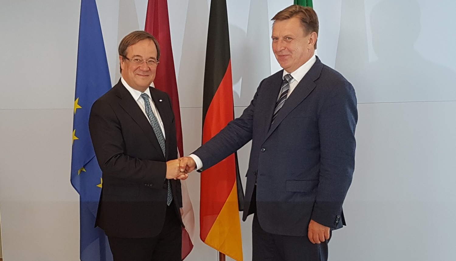 M. Kučinskis ar Ziemeļreinas-Vestfālenes Ministru prezidentu apspriež abu pušu sadarbības iespējas