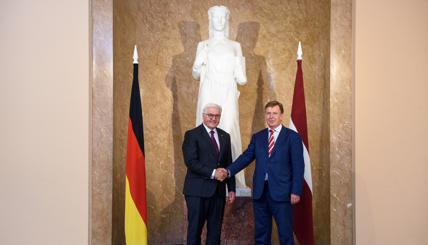 M. Kučinskis tiekas ar Vācijas prezidentu