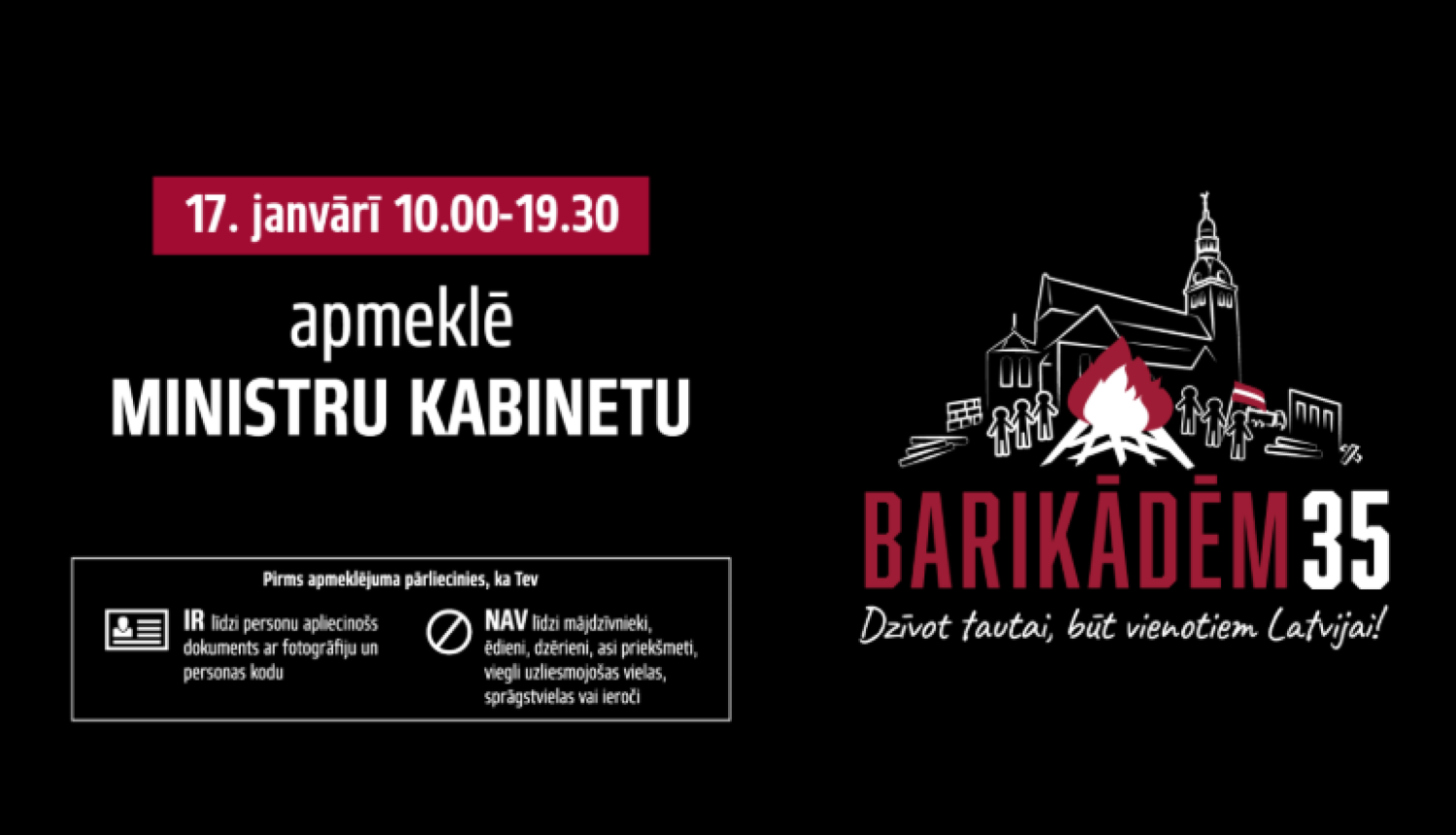 Atvērto durvju diena ministru kabinetā, 17. janvārī