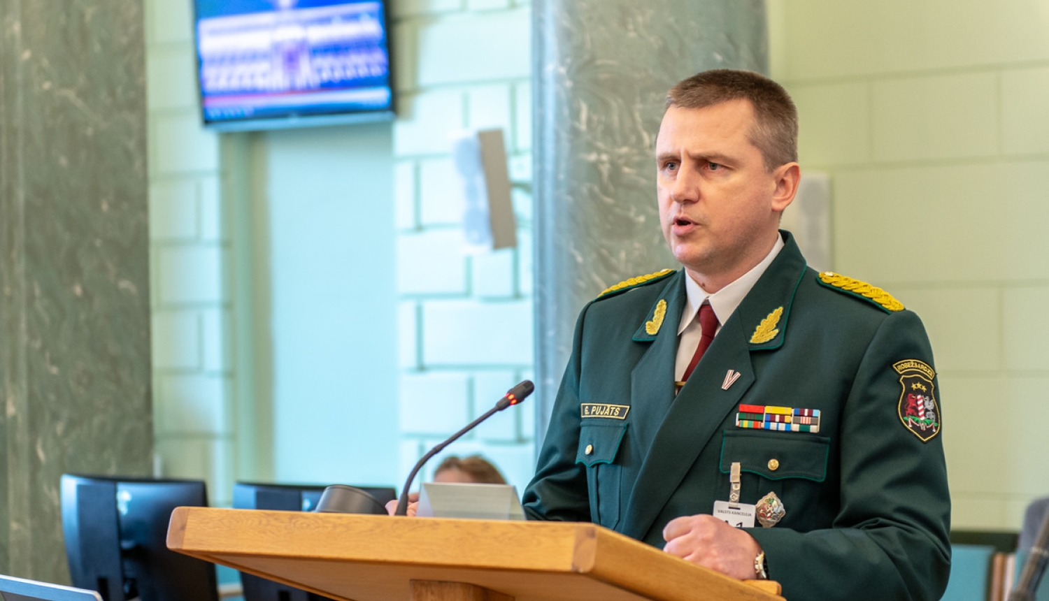 Valsts robežsardzes priekšnieka amatā ieceļ ģenerāli Gunti Pujātu