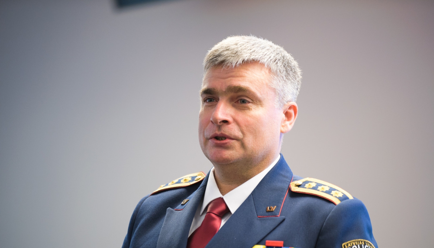 Valsts policijas priekšnieka vietniekam Andrejam Grišinam piešķir ģenerāļa pakāpi