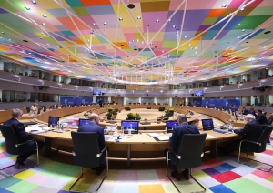 Eiropadome sēžu zāle